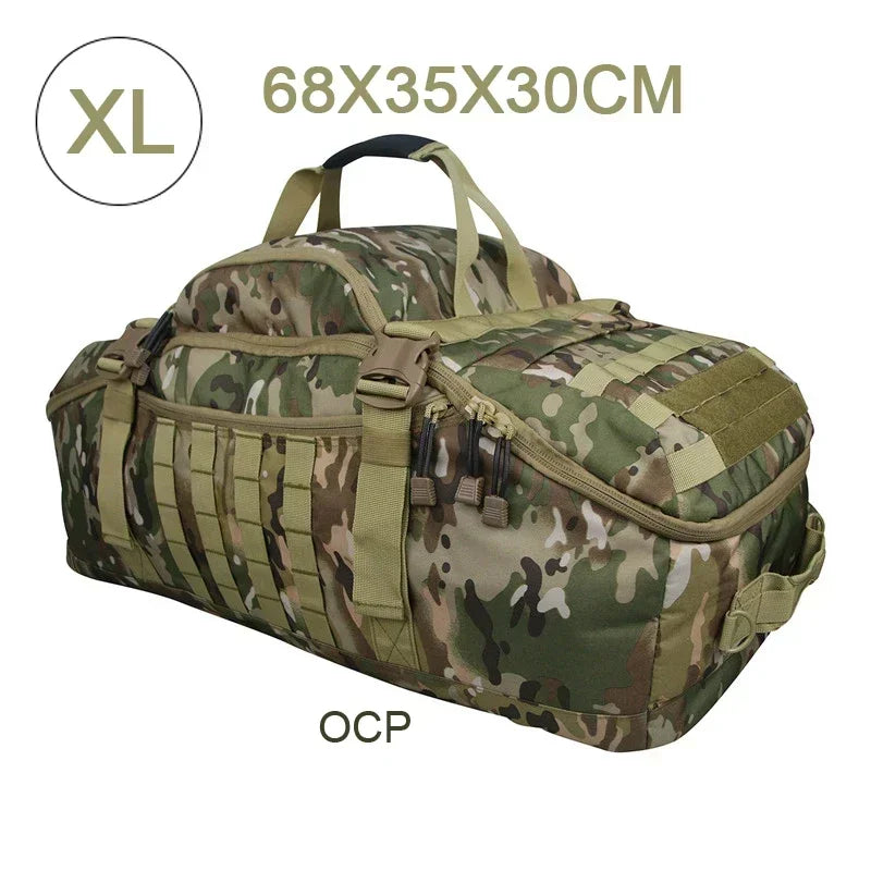 TrailTrek - Rugged tactical travel bag and backpack