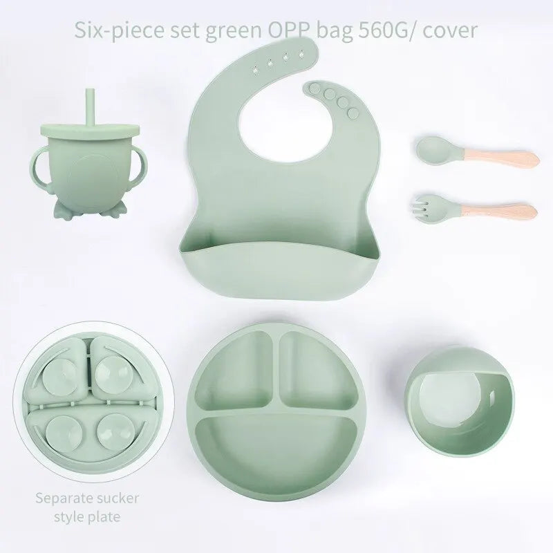 SiliconeBaby Set – Complete 6-piece Baby Food Set