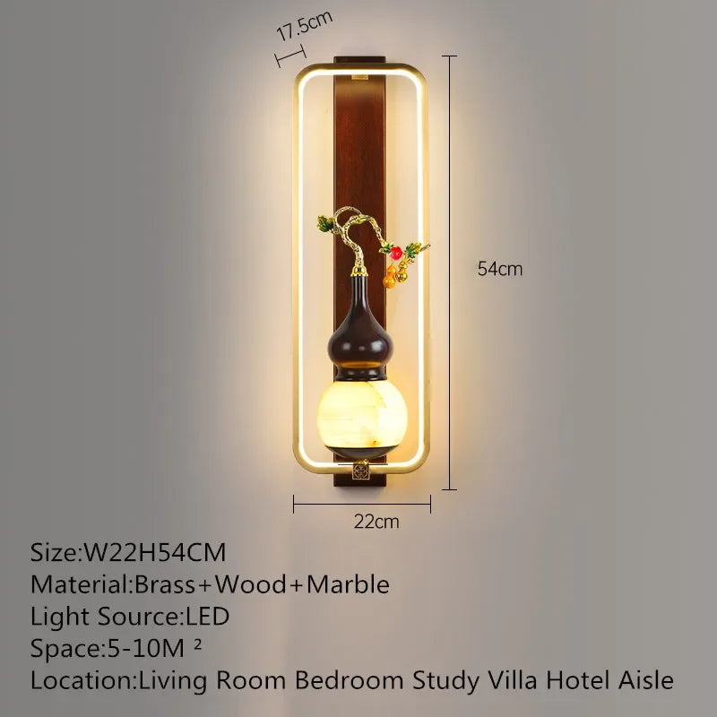 BrassGlow Wall Lamp - Elegant Brass Wall Lighting