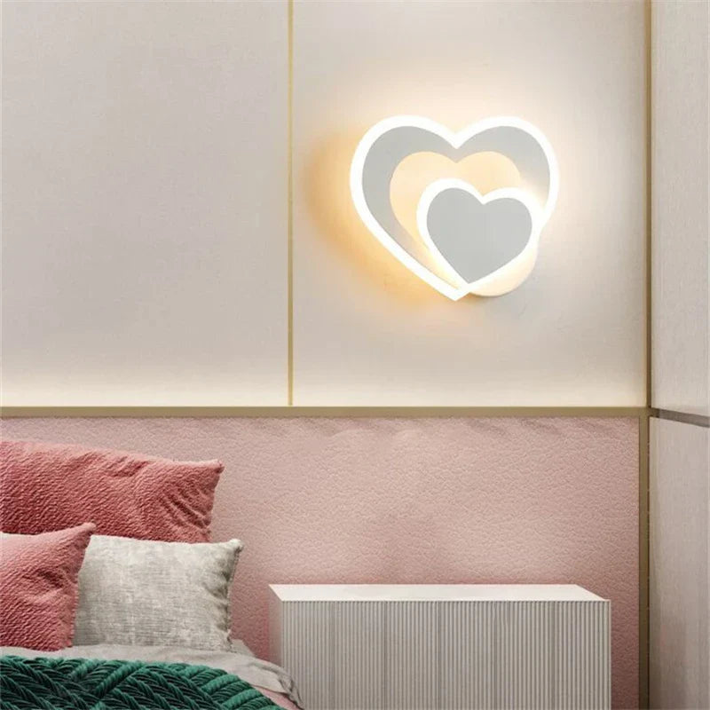 HeartGlow Vägglampa - Modern LED Belysning