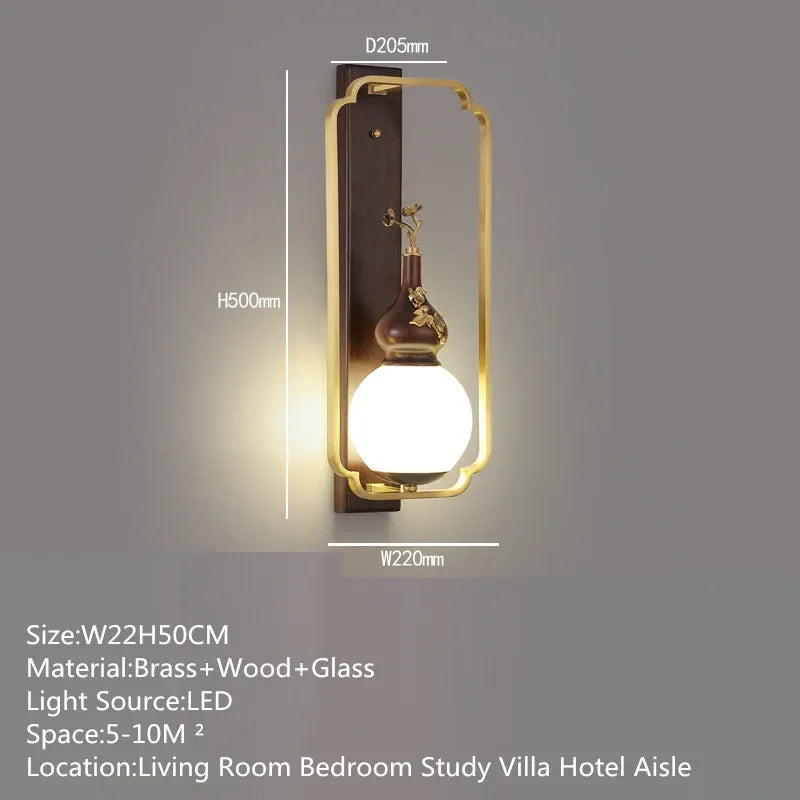 BrassGlow Wall Lamp - Elegant Brass Wall Lighting