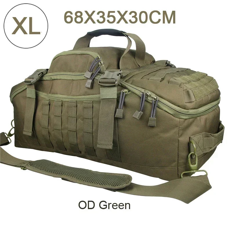 TrailTrek - Rugged tactical travel bag and backpack