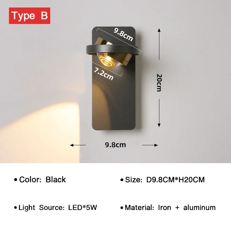 BrightTurn – Adjustable LED Wall Lamp for Every Room