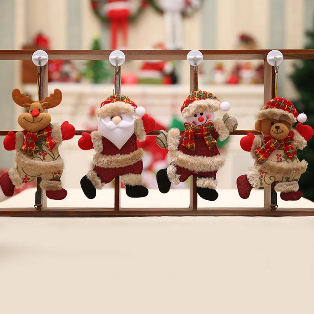 Magical Christmas Ornaments - Set of 4 Atmospheric Christmas Decorations