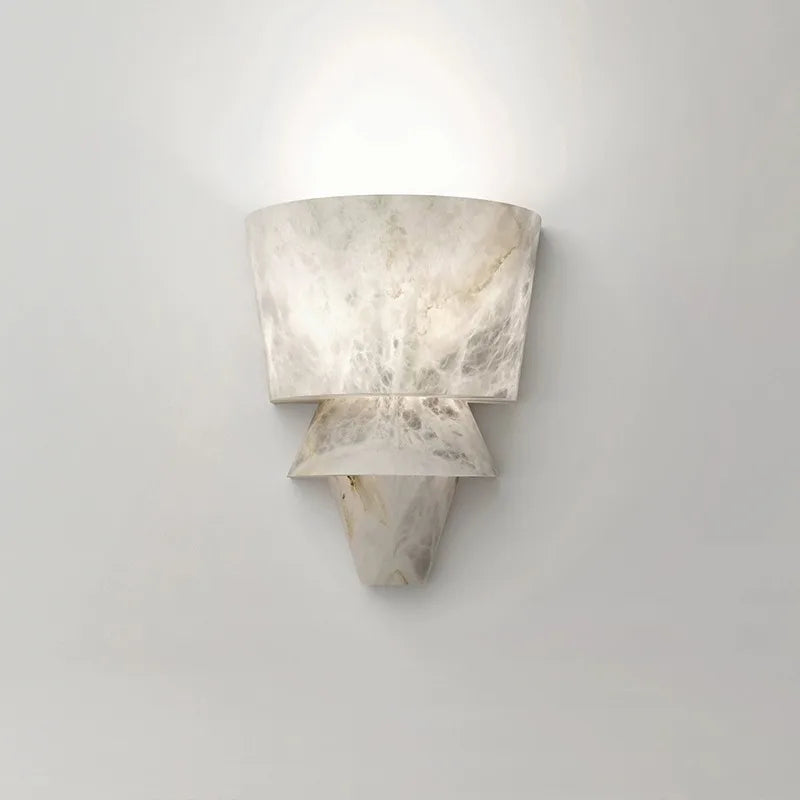 MarbleGlow Wall Lamp – Stylish Natural Stone Wall Lighting