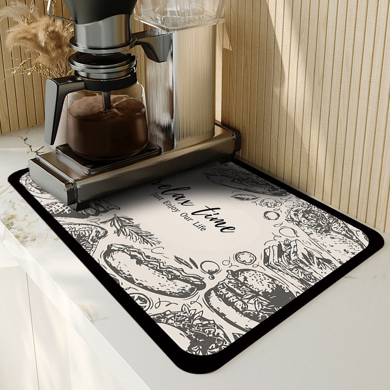 Absorbmat Premium - The Perfect Kitchen Mat for Dry and Safe Dishes