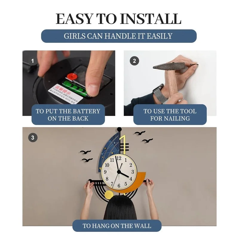NauticTime Clock - Elegant Sailboat Alarm Clock