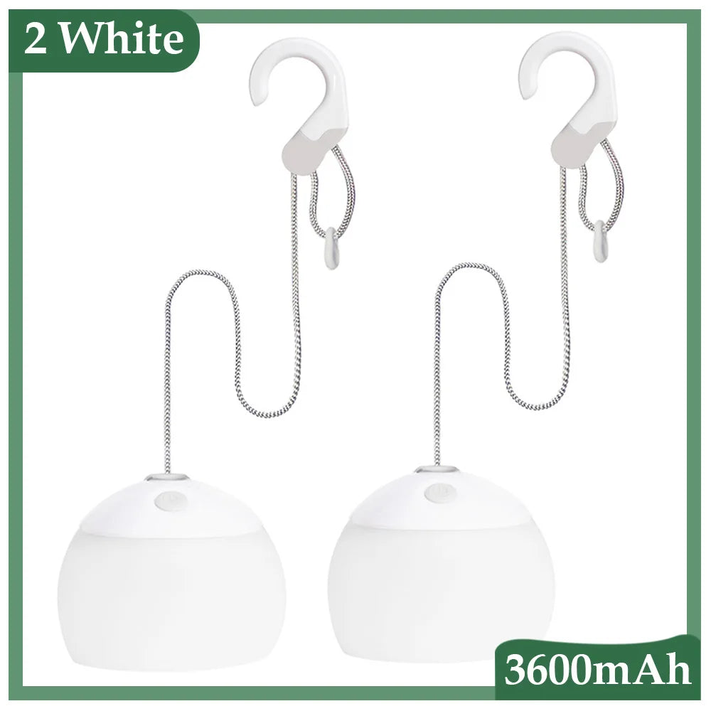 CampGlow - Retro Uppladdningsbar Campinglampa med USB