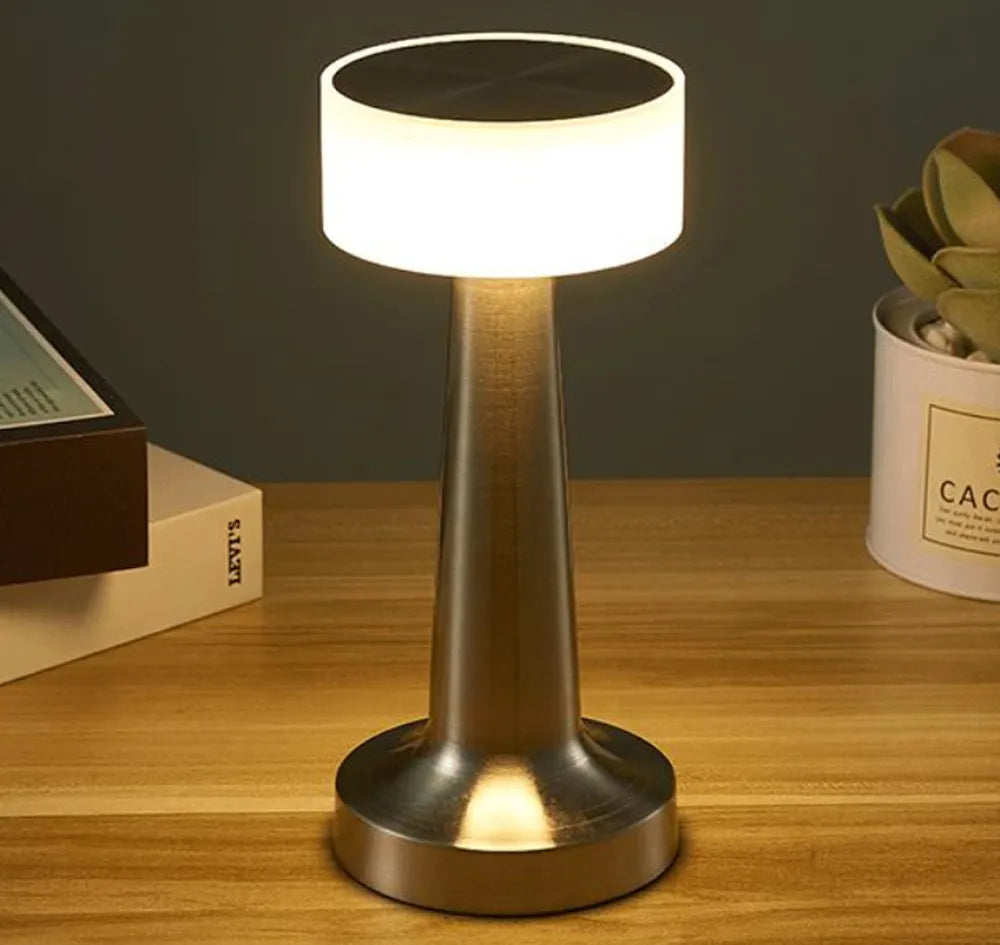 LumiCrest – Wireless Retro LED Table Lamp
