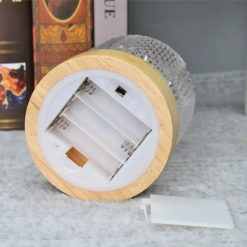 Dimmable Crystal Table Lamp - Stylish Golden Dimmable Table Lamp with Luxurious Crystal Design