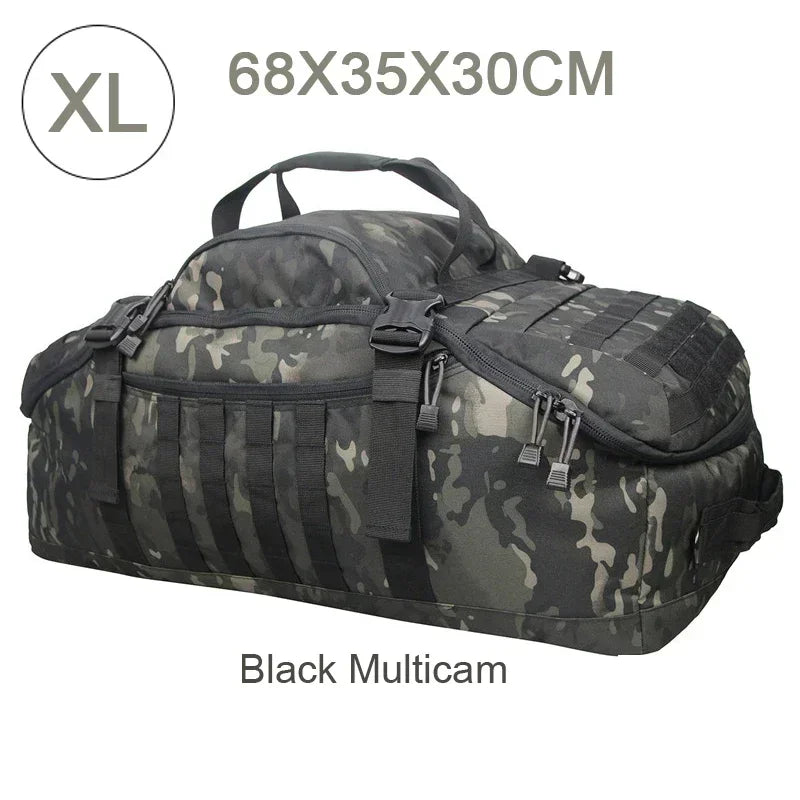 TrailTrek - Rugged tactical travel bag and backpack