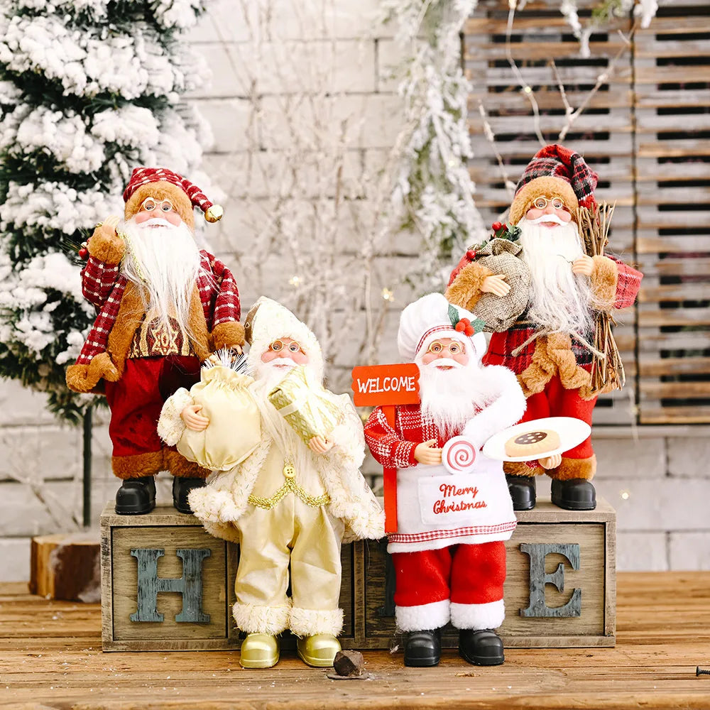 Festive Santa Plush - Cute Santa Claus for Decoration