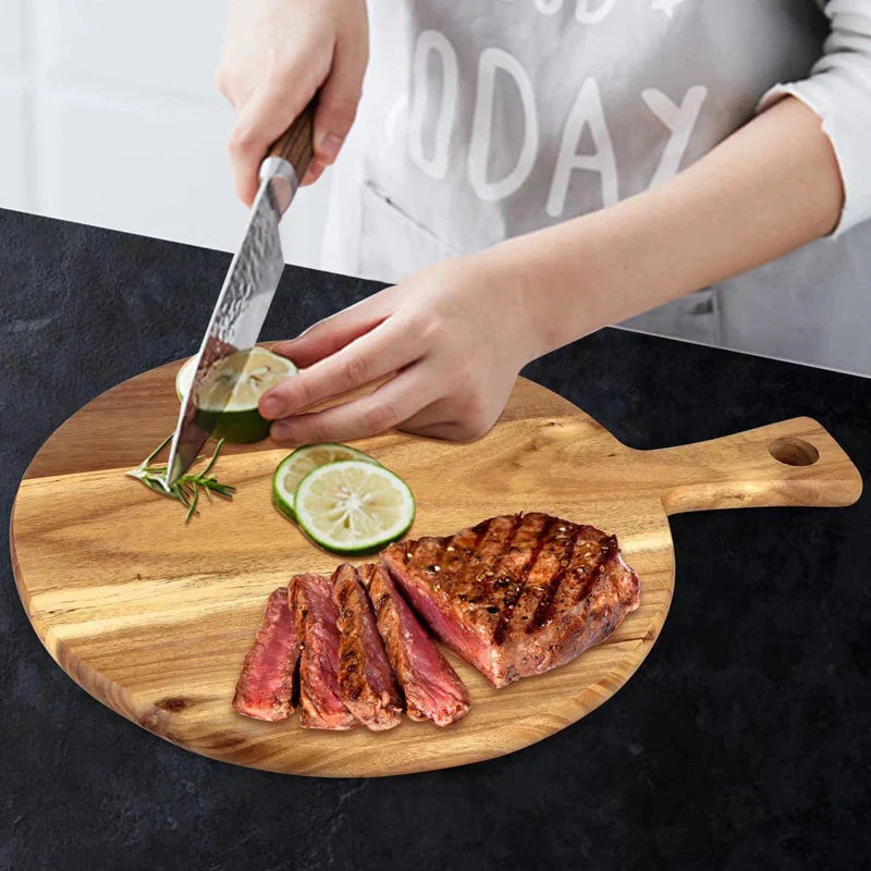 WoodStyle Acacia – Wooden Pizza and Serving Board