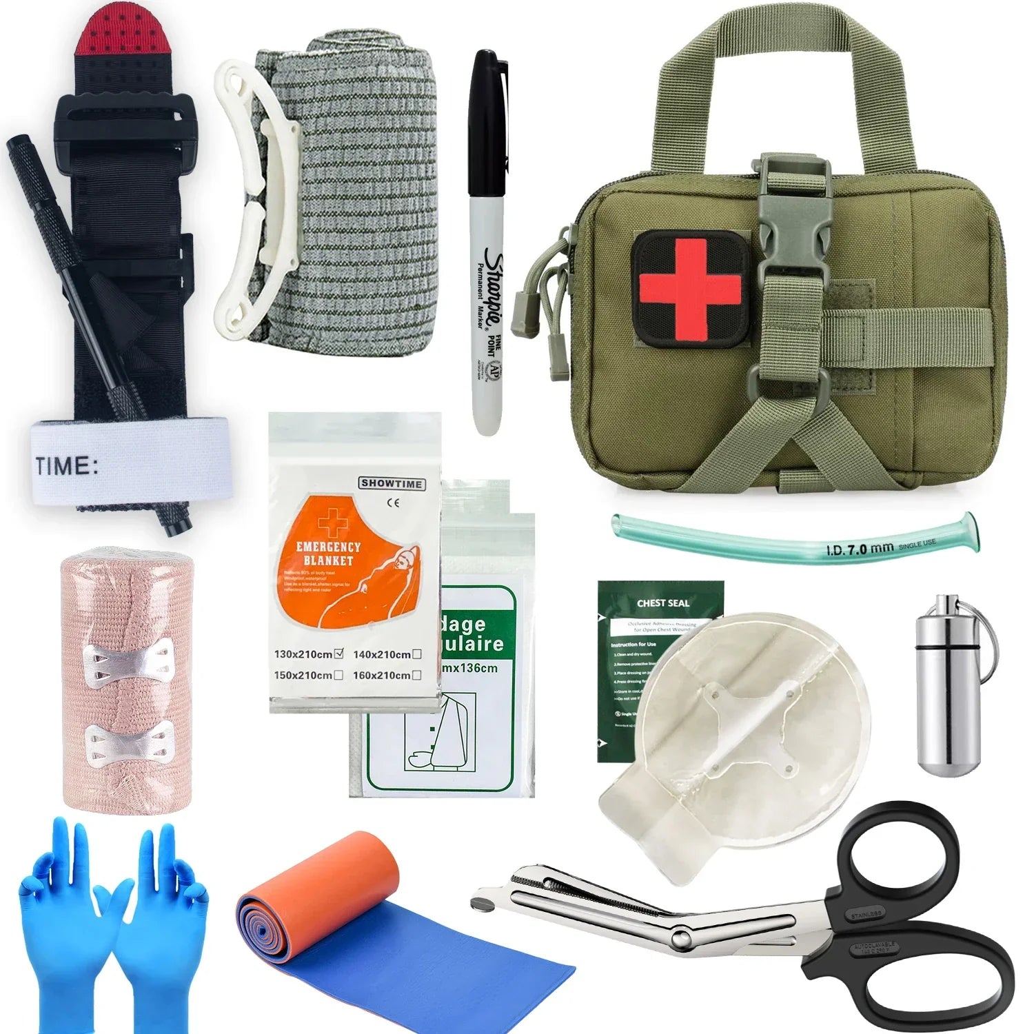 MedShield - Complete Trauma First Aid Kit for Emergency Care