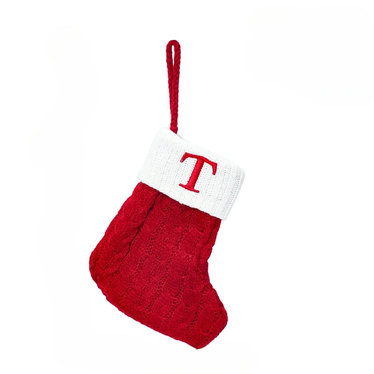 Snowflake Christmas Stockings - Festive Knitted Christmas Decorations