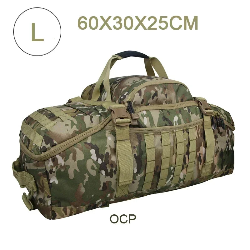 TrailTrek - Rugged tactical travel bag and backpack