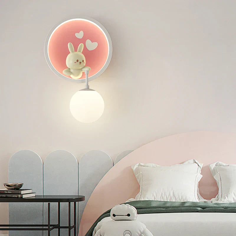 Romantic Wall Light – Playful Animal Wall Lamp for Children