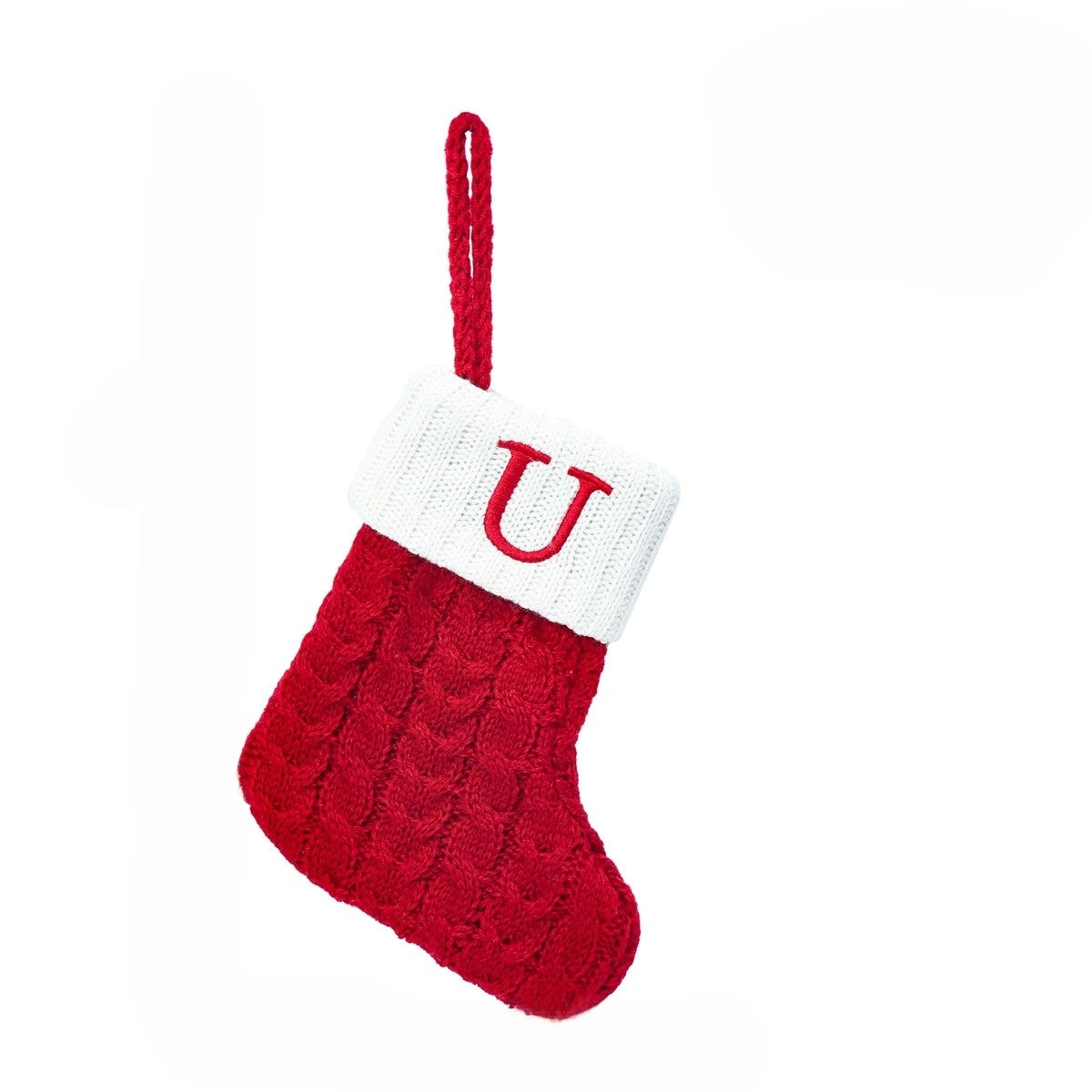 Snowflake Christmas Stockings - Festive Knitted Christmas Decorations