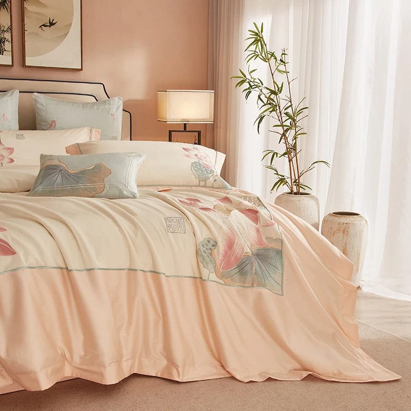 LotusPink – Luxurious Egyptian Cotton Bedding Set