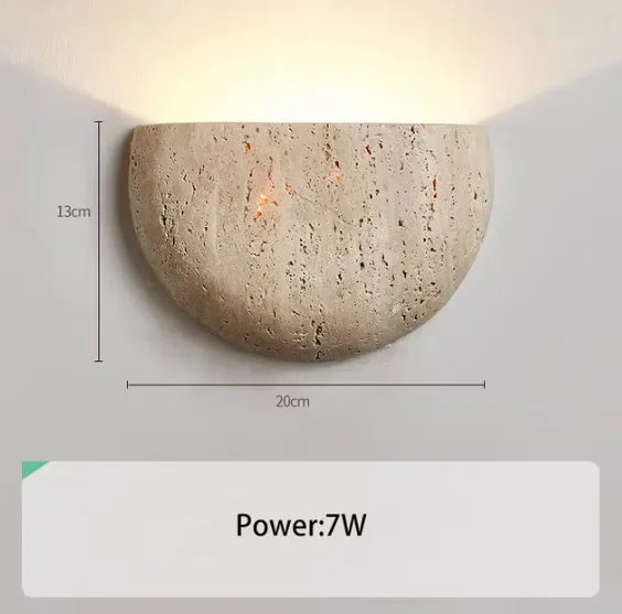 ZenGlow Vägglampa - Wabi-Sabi Minimalism för Din Vägg