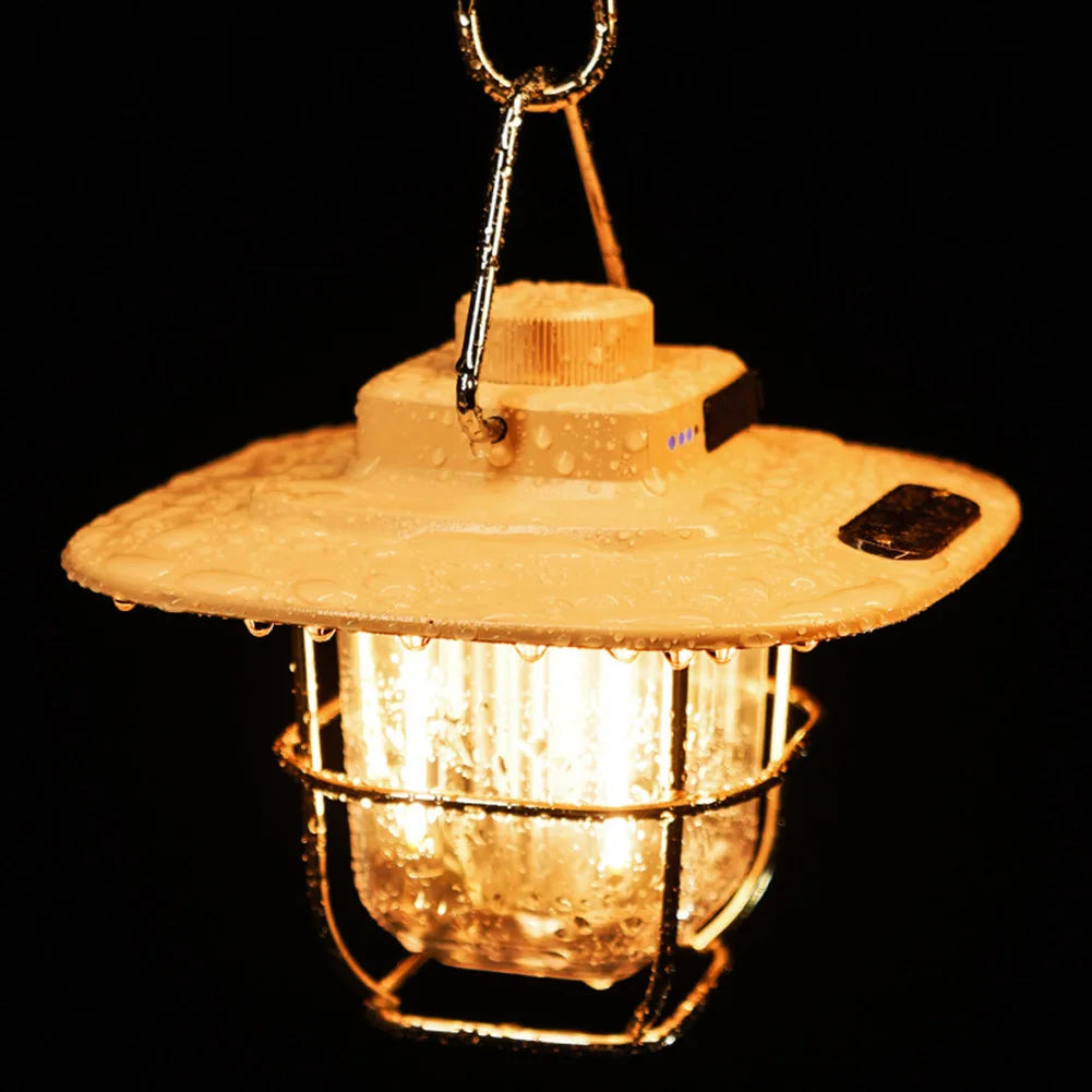 RetroLuxe - Vintage Outdoor Lamp for Adventurous Moments
