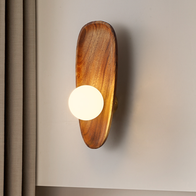 BoisLumi Wall - Natural Wooden Wall Lamp for Atmospheric Lighting