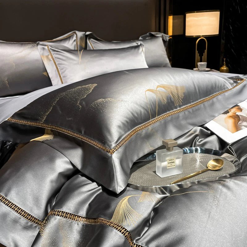 Golden Mist – Luxurious Egyptian Cotton Duvet Cover