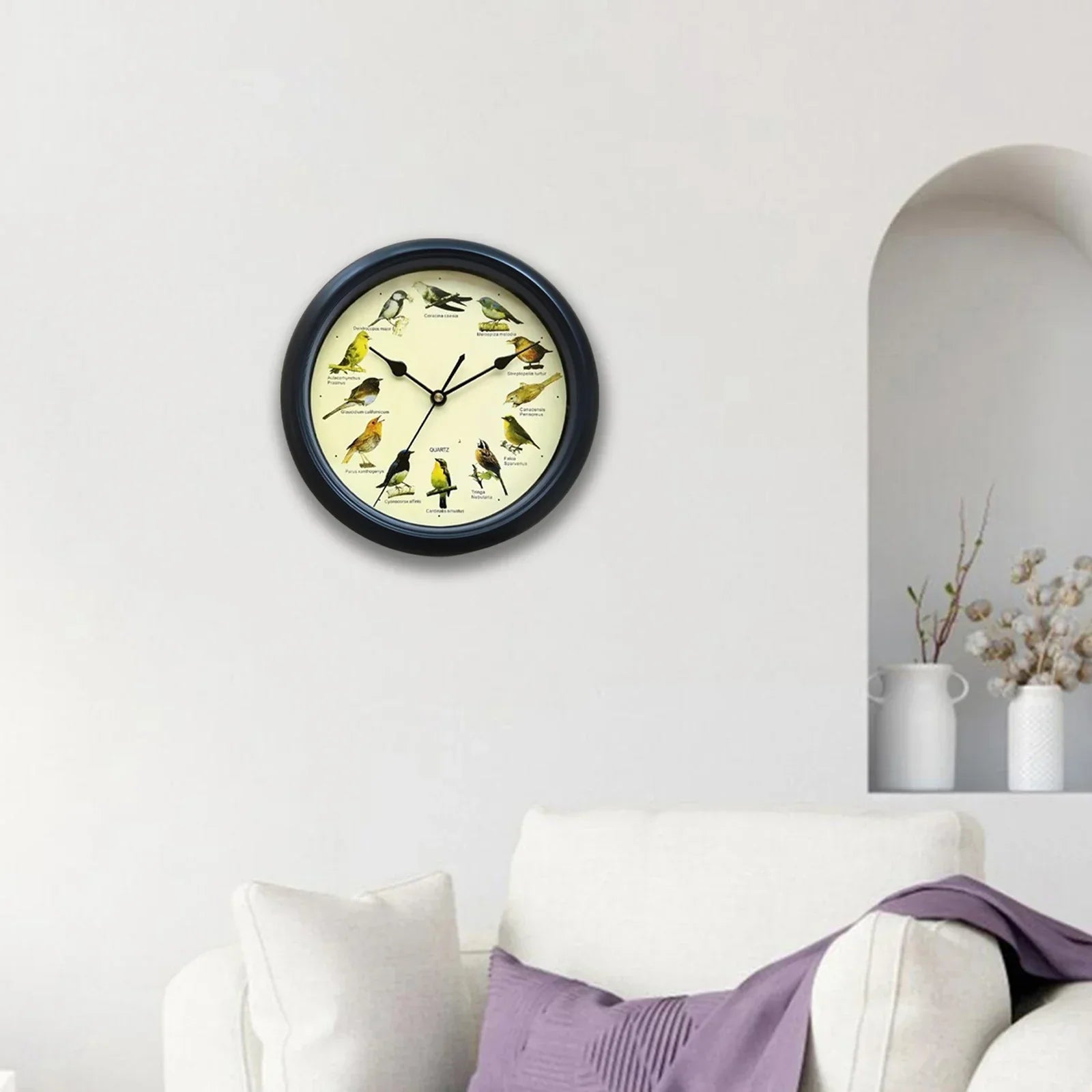 BirdSong Clock – 10 Inch Alarm Clock for Stylish Interior Design