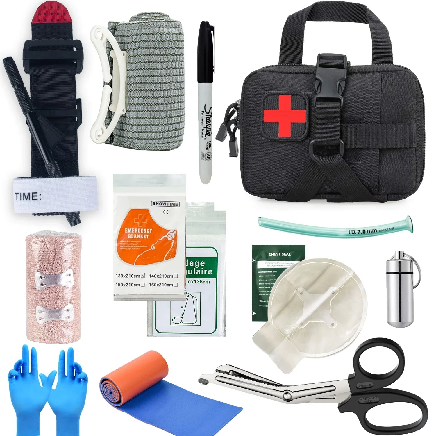 MedShield - Complete Trauma First Aid Kit for Emergency Care