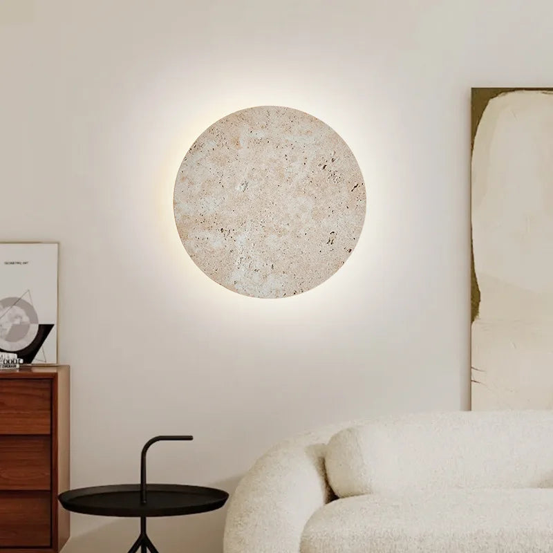 ZenGlow Vägglampa - Wabi-Sabi Minimalism för Din Vägg