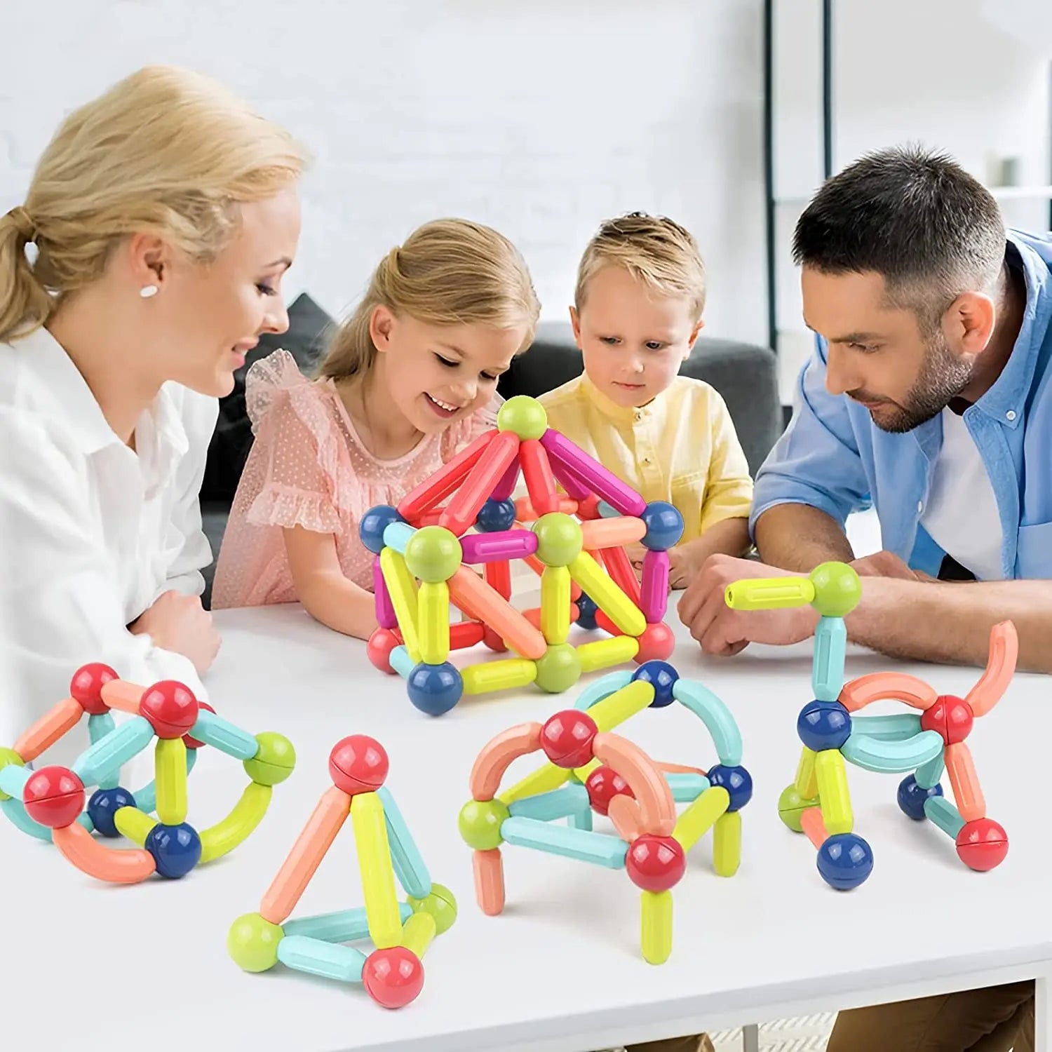 Magneo Blocks - Creative Magnetic Building Kit for Kids
