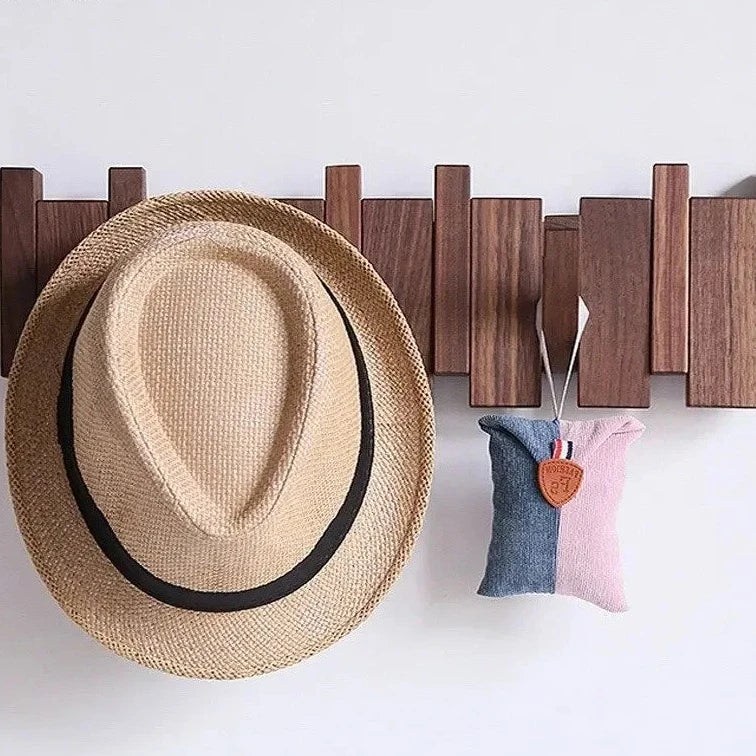 HarmonyHook - Stylish Adjustable Wooden Shelf