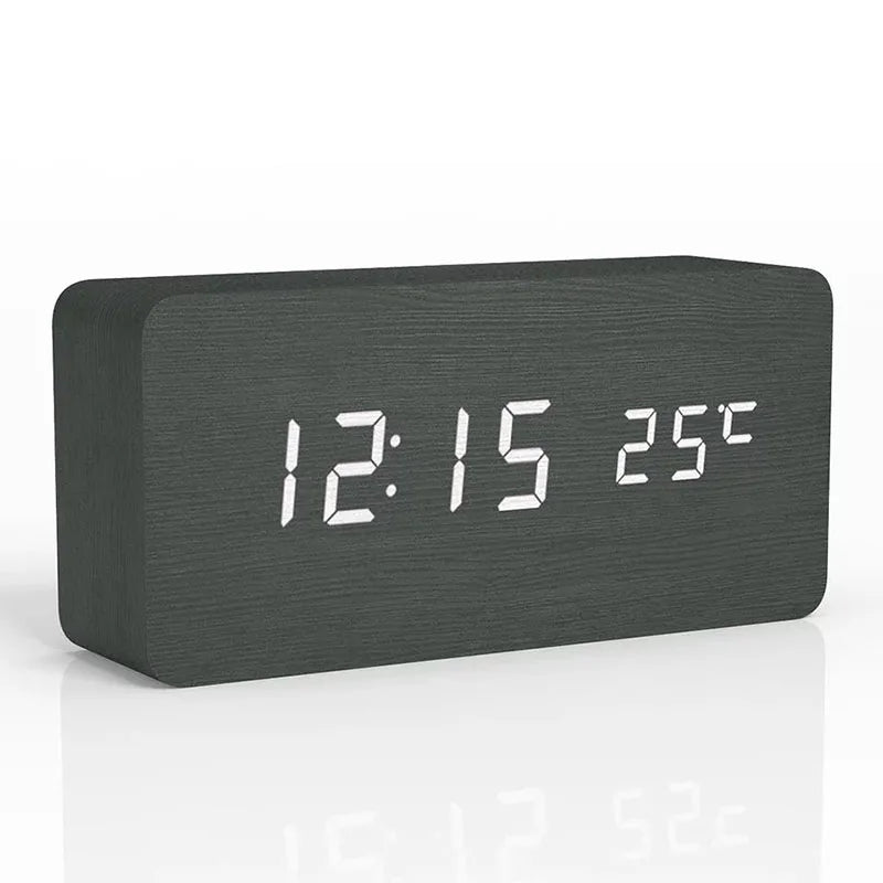 WoodTime – Natural Wood Digital Clock