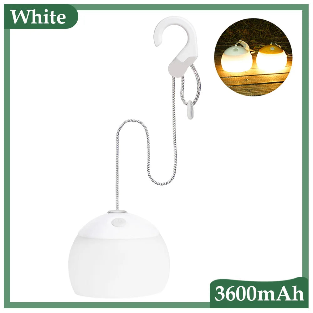 CampGlow - Retro Uppladdningsbar Campinglampa med USB