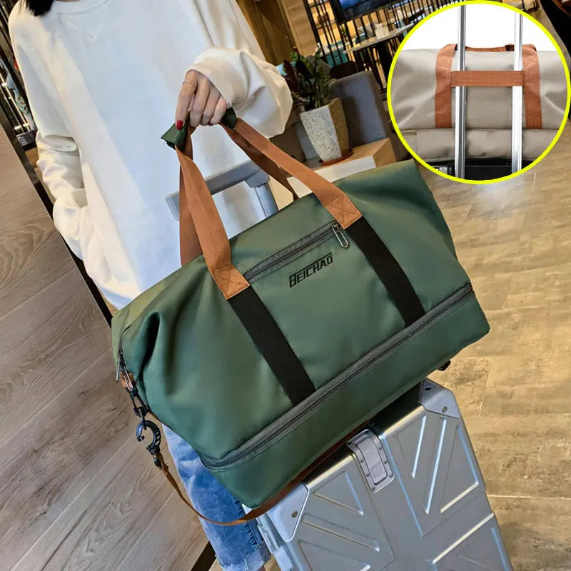 CarryOnFit Reistas - Lyxig Crossbody Reistas för Aktiva Äventyrare