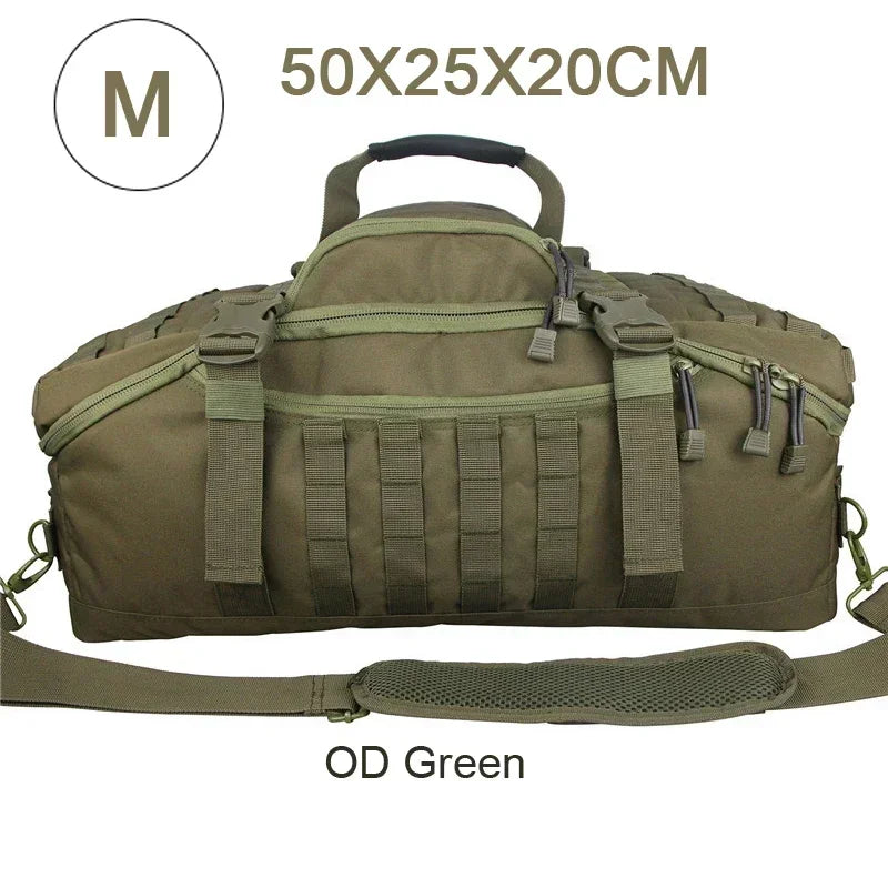 TrailTrek - Rugged tactical travel bag and backpack