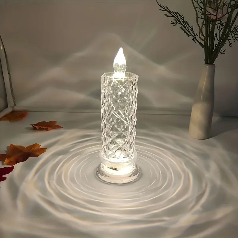 Enchanting Glow Light Table Lamp - Flameless LED Mood Lights