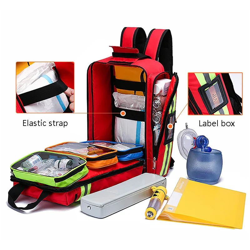 RescueReady - Rugged First Aid and Survival Backpack