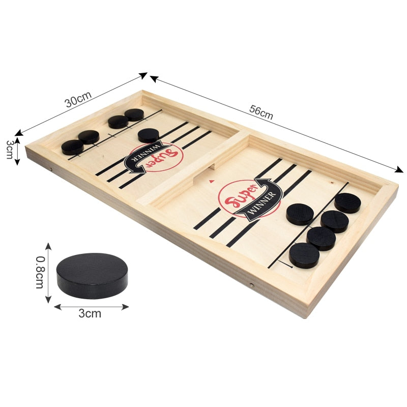 WoodStrike - Wooden Table Hockey Game for Families