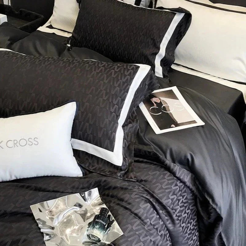 Obscur Rhythm – Luxurious Egyptian Cotton Bedspread Set
