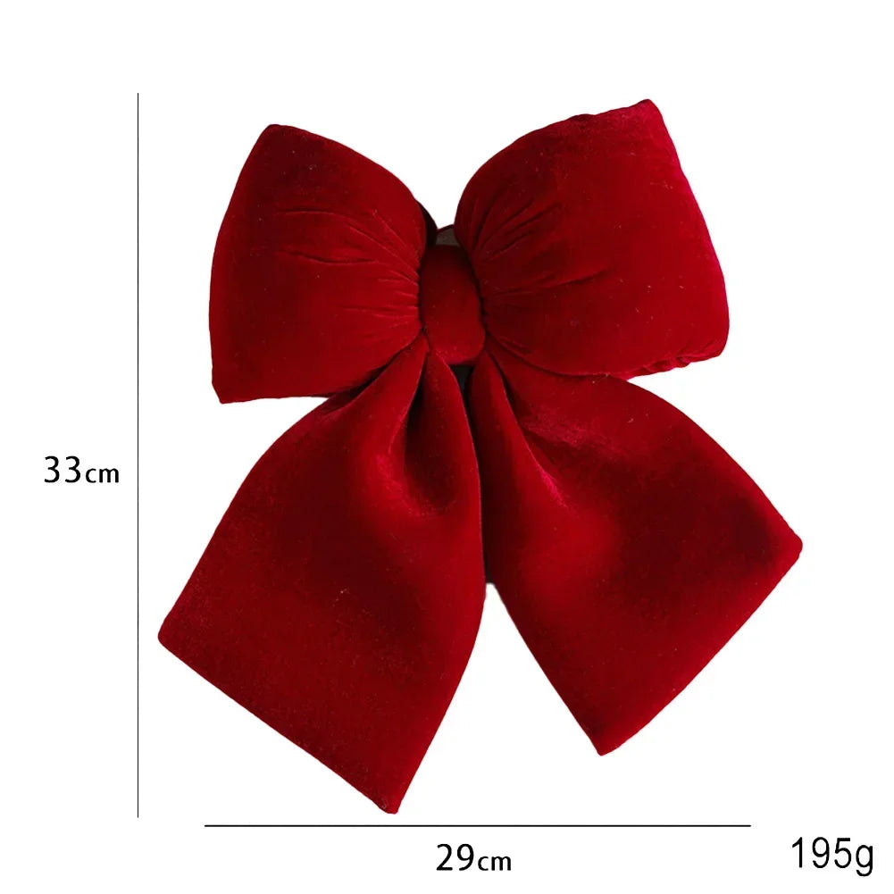 Red Velvet Scarf - Luxurious Red Velvet Scarf for Decoration