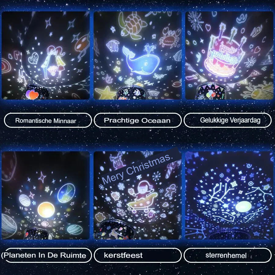 StarryDream - Starry Sky Projector Lamp for Kids - Magical Night Light