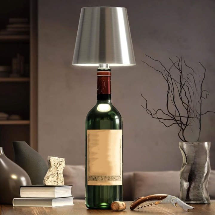 Elegant lighting bottle with touch control and USB charging