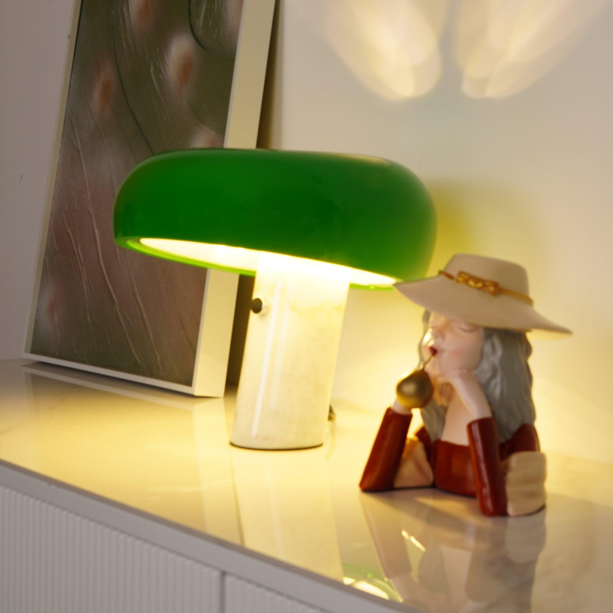 StoneGlow Table Lamp – Luxurious Marble Design Lighting