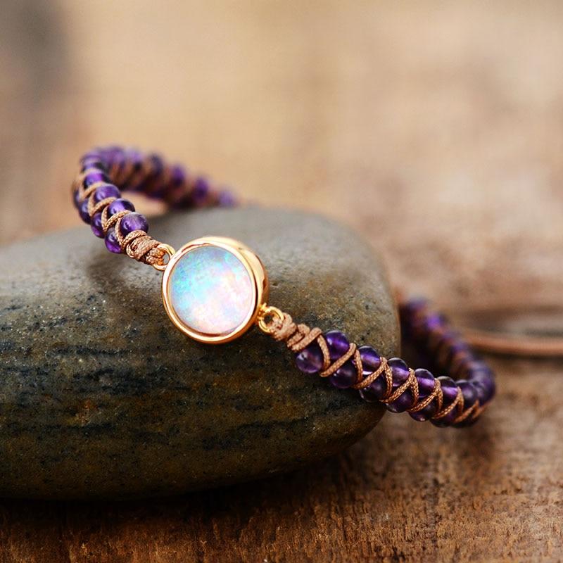 Amethyst Glow Bracelet - Powerful Energy Accessories