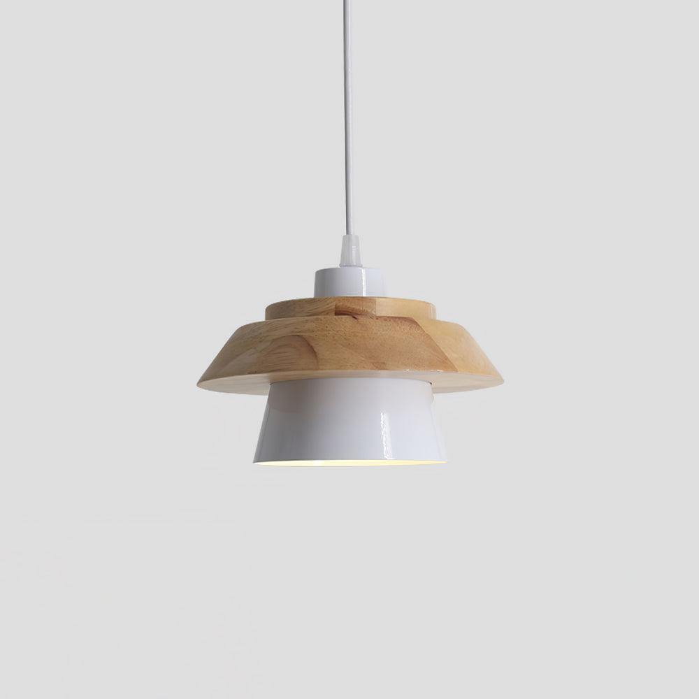 NordicMacaron Luxe Ceiling Lamp - Scandinavian Design with Wood Finish