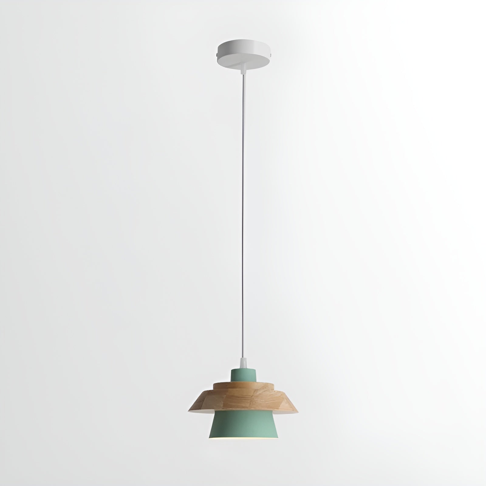 NordicMacaron Luxe Ceiling Lamp - Scandinavian Design with Wood Finish
