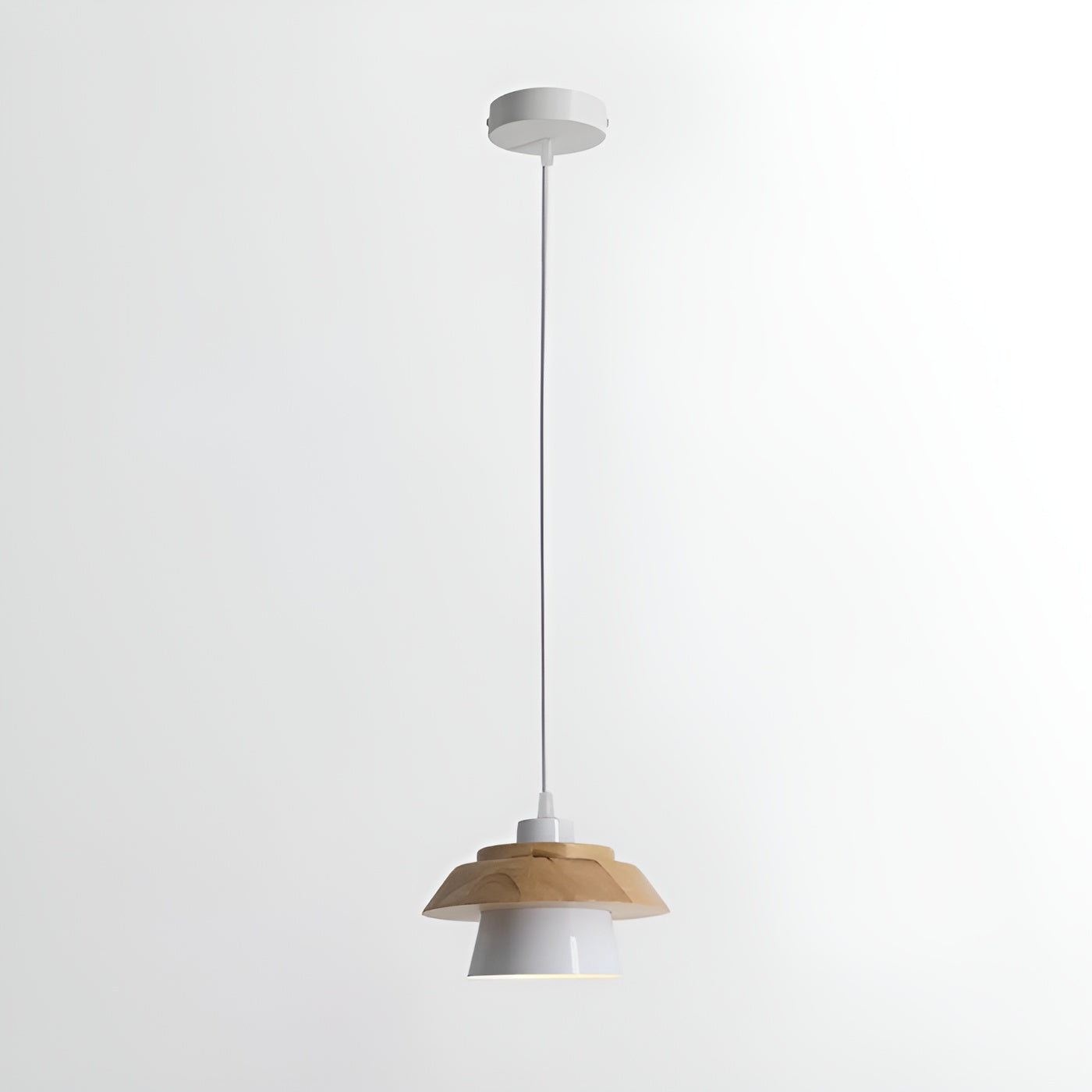 NordicMacaron Luxe Ceiling Lamp - Scandinavian Design with Wood Finish