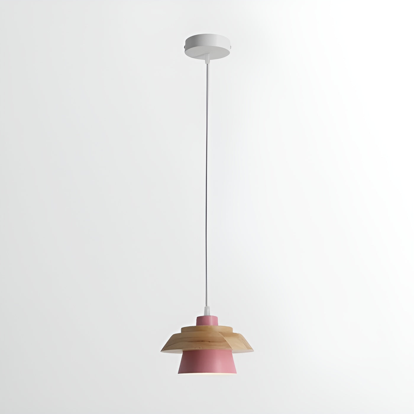 NordicMacaron Luxe Ceiling Lamp - Scandinavian Design with Wood Finish