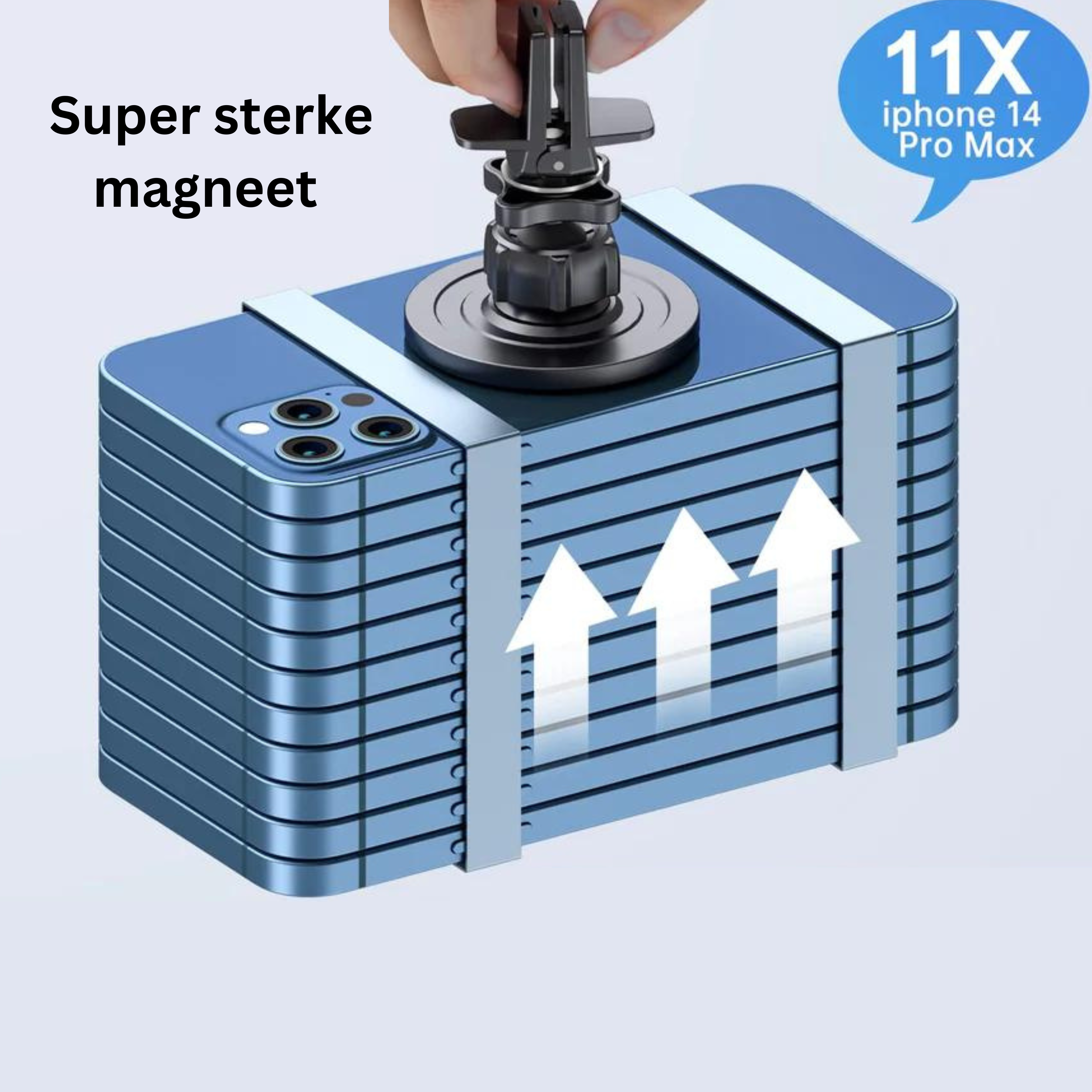 EliteGrip 360° - Stylish Magnetic Phone Holder for Car